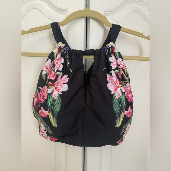 Turquoise Couture Other - Turquoise Couture D+ floral swim top